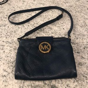 Michael Kors Navy Blue Crossbody Bag